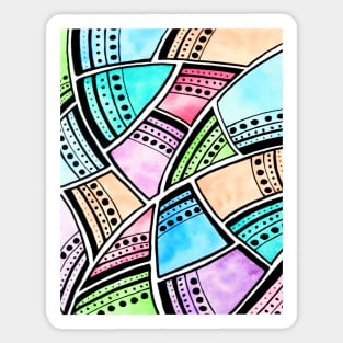 Abstract Zen Pattern Sticker